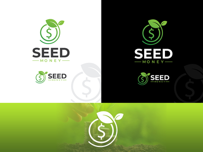 S 字母种子钱标志设计(S letter Seed money logo design)
