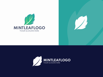 薄荷叶标志(Mint Leaf Logo)