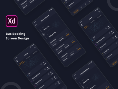 巴士预订界面(Bus Booking UI)