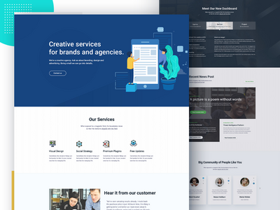 启动和 SaaS 登陆页面(Startup & SaaS Landing Page)