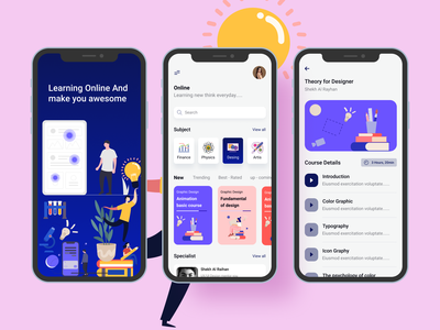 在线学习应用程序设计(online learning apps design)