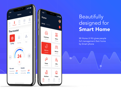 智能家居和物联网应用移动模板(Smart Home & IoT app mobile template)