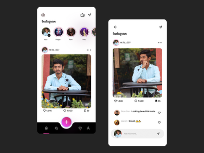 Instagram Light UI 工具包(Instagram Light UI Kit)