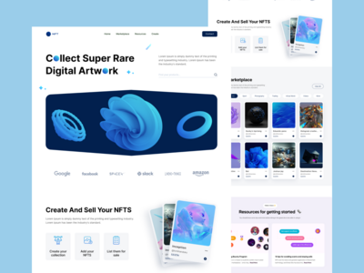 NFT 市场网站设计(NFT Marketplace Website Design)