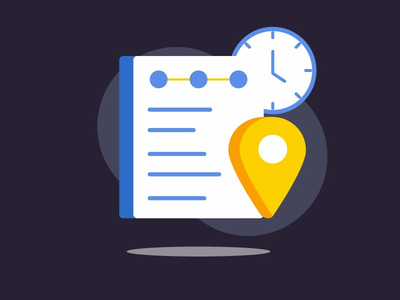 文件传递平面图标(Document delivery flat icon)