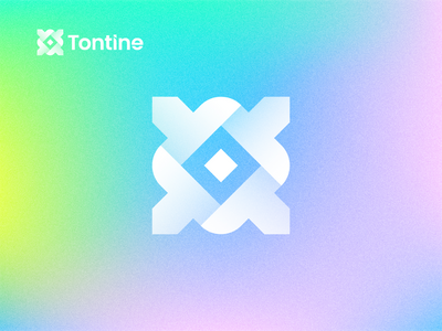 T字母标志现代简约标志设计(T letter  mark modern minimalist logo design)