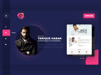 个人投资组合网页用户界面(Personal Portfolio Web UI)