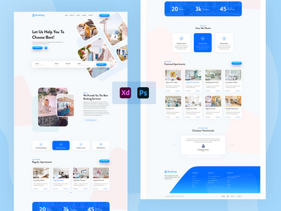 BooKing - 酒店预订网站设计(BooKing - Hotel Booking Website Design)