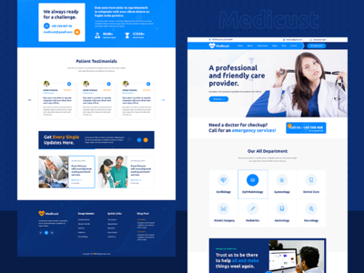 医疗网站模板(Medical Website Template)
