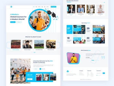 教育登陆页面(Education-landing page)
