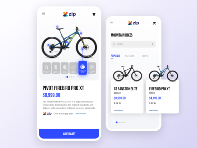 山地车产品画面(Mountain Bike product screen)