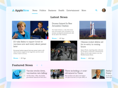 Apple News - 创意登陆页面(Apple News - Creative Landing Page)