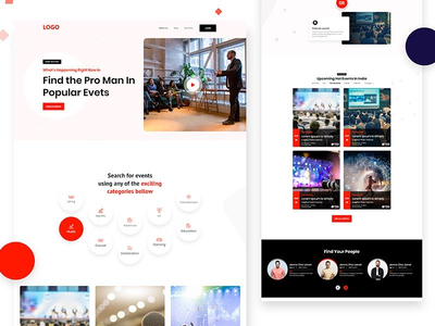 活动登陆页面(Events Landing page)
