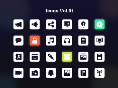 图标集 Vol.01(Icons Collection Vol.01)