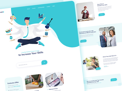 在线课程的登陆页面(Landing Page for Online Courses)