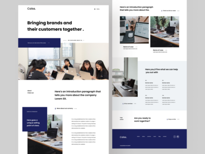 登陆页面(Landing page)