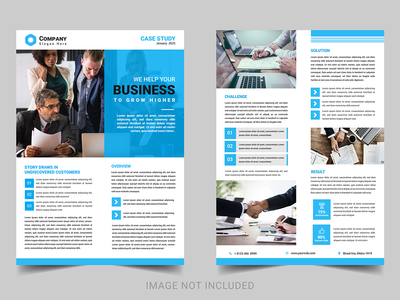 具有最小设计的案例研究模板(case study template with minimal design)