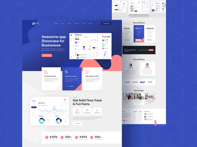 Duxin - 多用途商业PSD模板(Duxin – Multipurpose Business PSD Template)