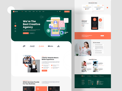 数字代理网站设计(Digital Agency Website Design)