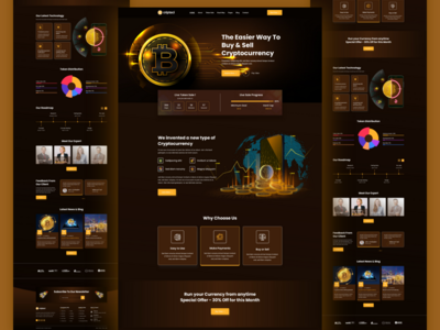 加密货币网站和登陆页面(Cryptocurrency Website & Landing Page)