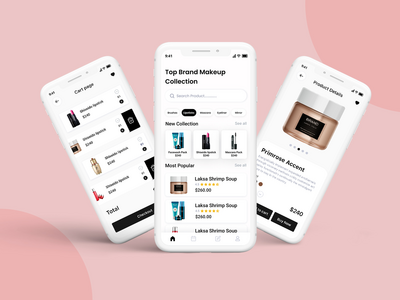 #03 电子电商应用商店(#03 Cosmetic E- commerce App Store)
