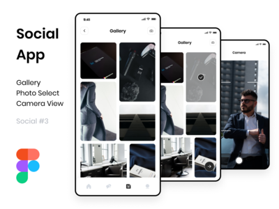 社交应用程序 UI #3(Social App UI #3)