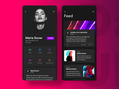 个人资料页面和评论(Profile page and comments)