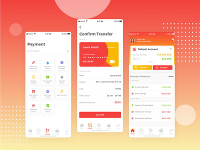 转账支付银行应用模板 [Figma 版](Transfer Payment Banking App Template [Figma Version])