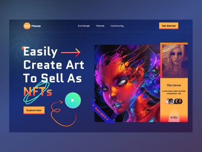 NFT 登陆页面(NFT Landing page)