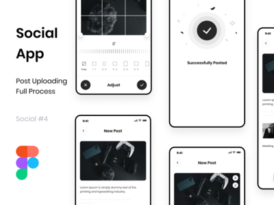 社交应用程序 UI #4(Social App UI #4)