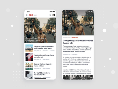 新闻移动应用程序概念(News mobile app concept)