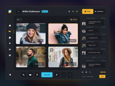 Brilio Clubhouse - Clubhouse Chat App Dark(Brillio Clubhouse - Clubhouse Chat App Dark)
