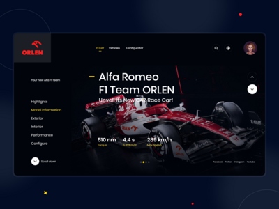 一级方程式网站重新设计挑战(Formula 1 Website Redesign Challenge)
