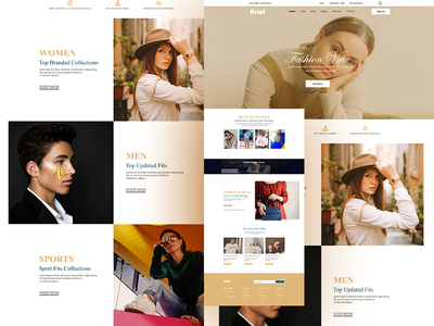 在线购物登陆页面(Online Shopping Landing Page)