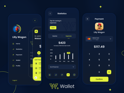 钱包App Dark Vol.02(Wallet App Dark Vol.02)