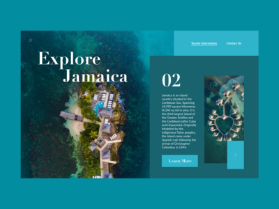 网站标题探索牙买加(Website Header Explore Jamaica)