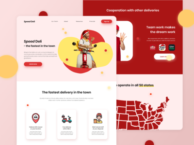 送餐登陆页面(Meal Delivery Landing Page)