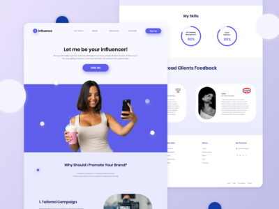 影响者登陆页面(Influencer Landing Page)