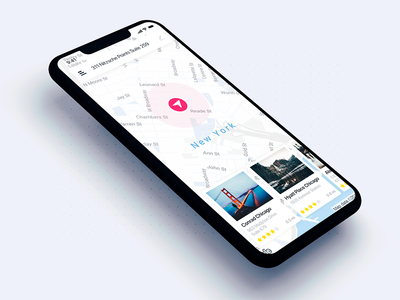 旅行应用程序的地图搜索 UI 移动(Map search UI mobile for Travel app)