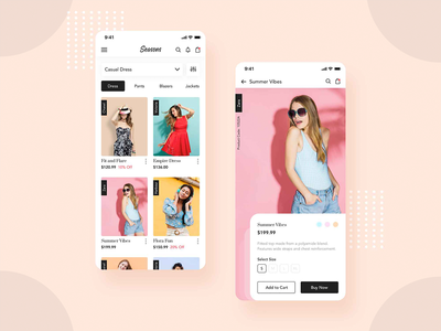时尚应用模板(Fashion App Template)