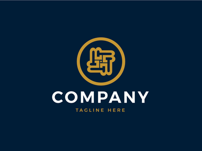 字母 B Ambigram 标志模板(Letter B Ambigram Logo Template)