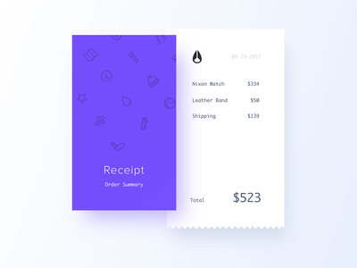 收据/发票模板(Receipt / Invoice Template)