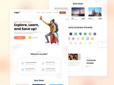 旅行登陆页面(Travel Landing Page)