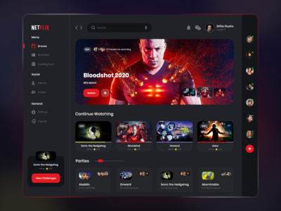Netflix App 重新设计挑战(Netflix App Redesign Challenge)