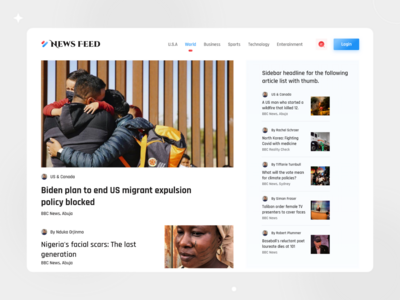 新闻提要应用挑战(News Feed App Challenge)