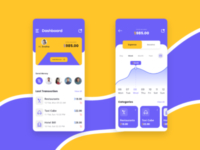 银行支付应用界面(Banking Payment App UI)