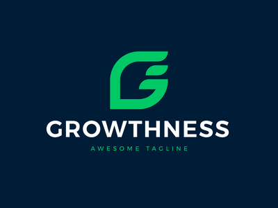 字母 G 自然标志模板(Letter G Nature Logo Template)