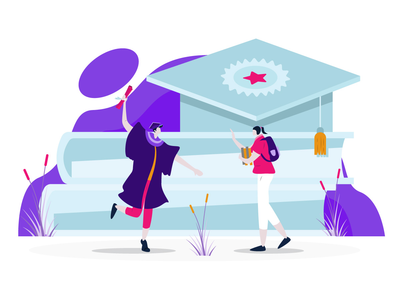 教育插图概念(Education Illustration Concept)