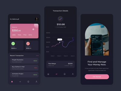 管理资金应用程序 - Uixasset(Management Money App - Uixasset)