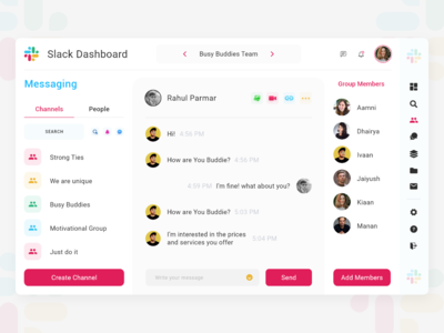 松弛仪表板设计(Slack Dashboard Design)